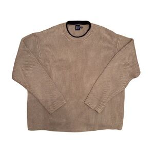 SALE 🔥 2 for $35 🔥 
GAP Y2K Beige Ribbed Sweater